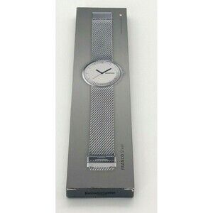 Mens Original Retro Mod Style Steel Mesh Lambretta Franco Analogue Watch Boxed